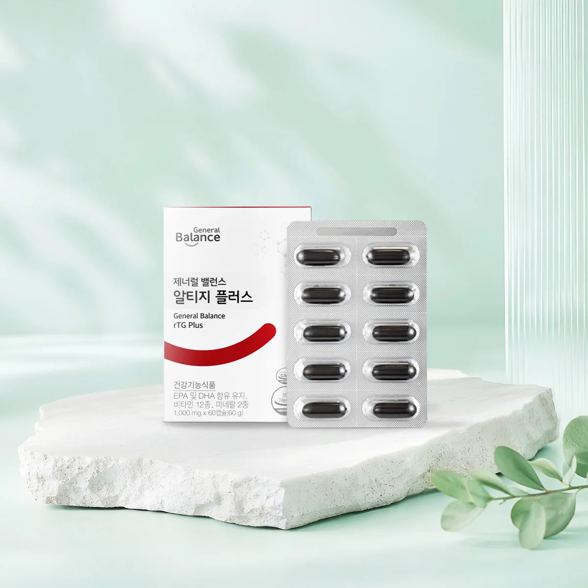 General Balance Omega3 Plus Red Softgel - rTG Plus
